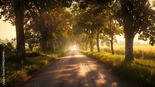 minimalistic wallpaper of a road 