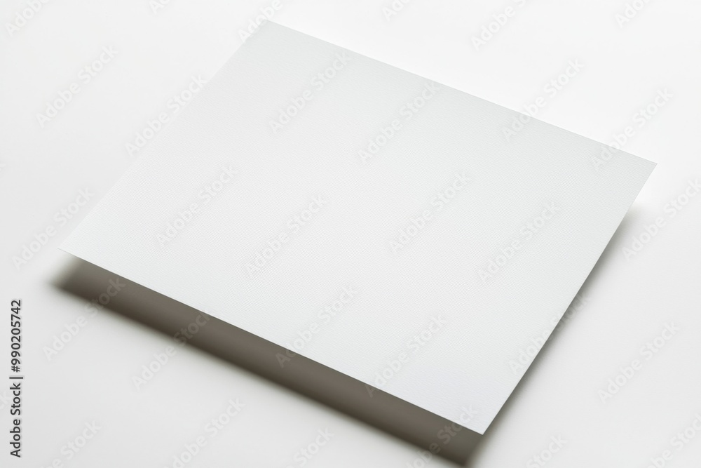 Paper A4 Mockup on White Background created with Generative AI Paper A4 Mockup on White Background created with Generative AI