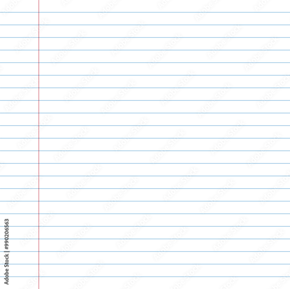 Notebook paper background, Blank loose leaf notebook paper Notebook paper background, Blank loose leaf notebook paper