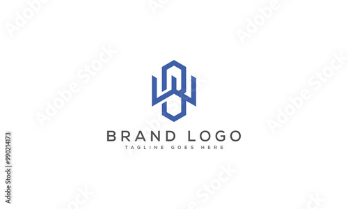 letter WB logo design vector template design for brand