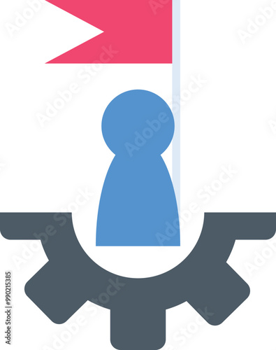 leadership employee business management human resources icon