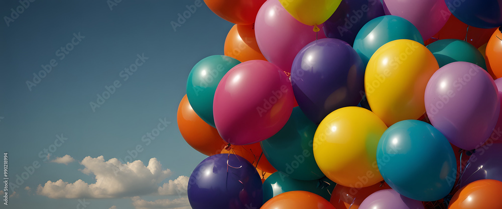 colorful balloons in the sky colorful balloons in the sky