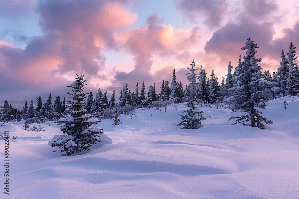 sunset in the forest winter sunset in the forest winter