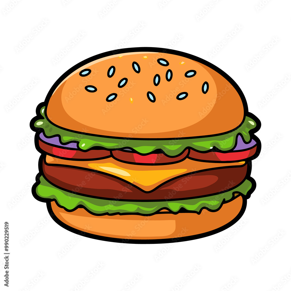 cheeseburger isolated on a white background cheeseburger isolated on a white background