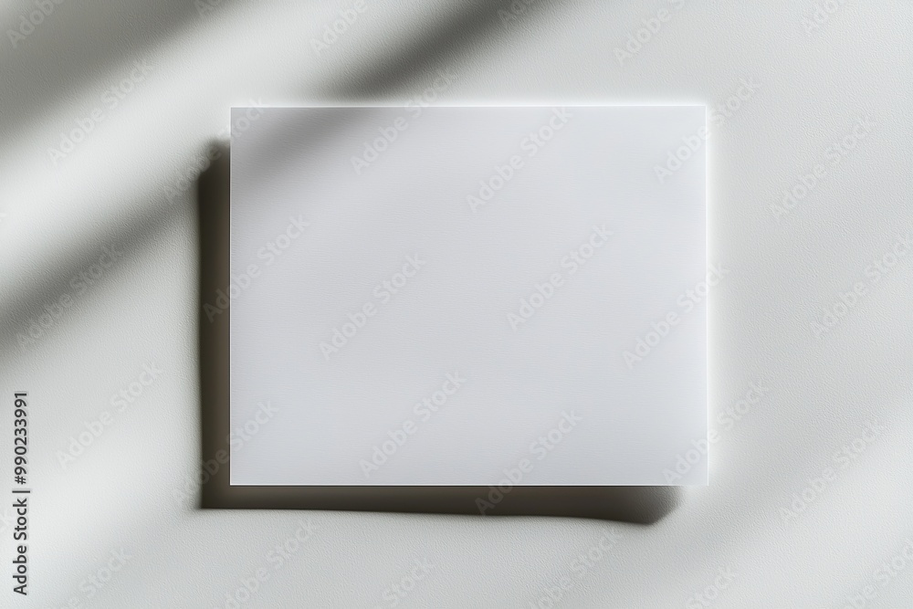 Paper A4 Mockup on White Background created with Generative AI Paper A4 Mockup on White Background created with Generative AI
