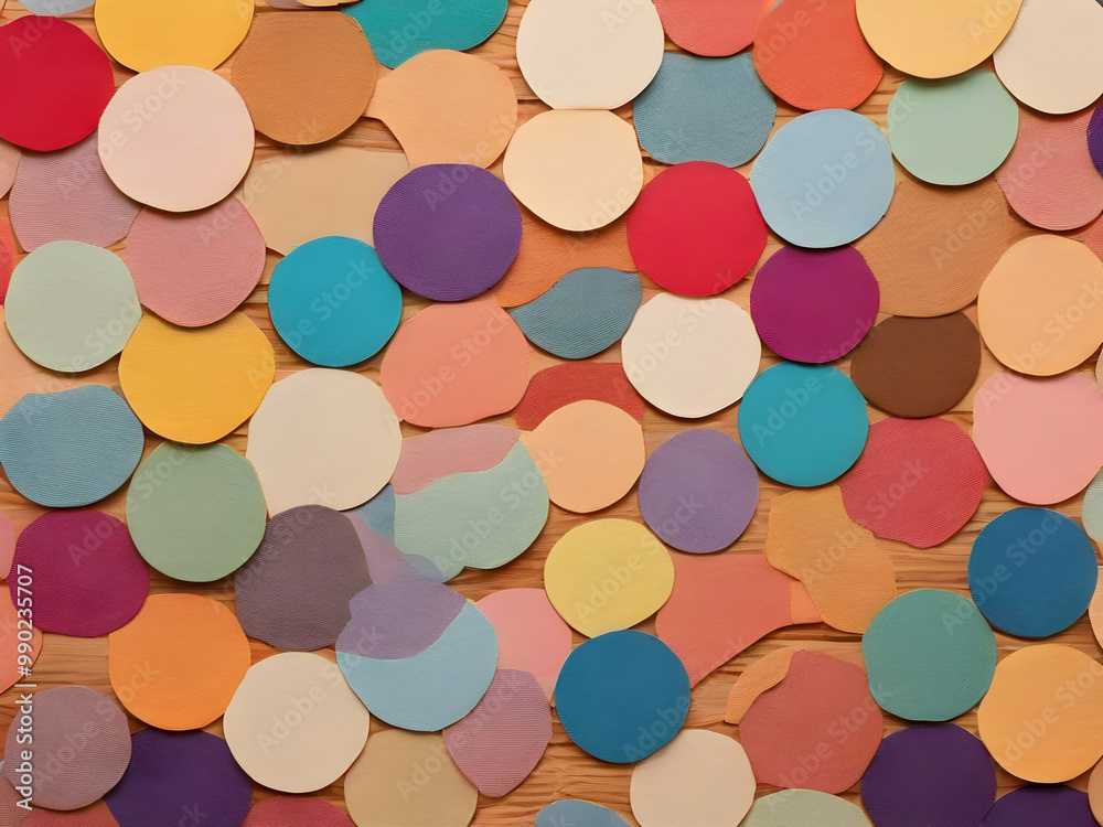 abstract background with circles,Ai generated 