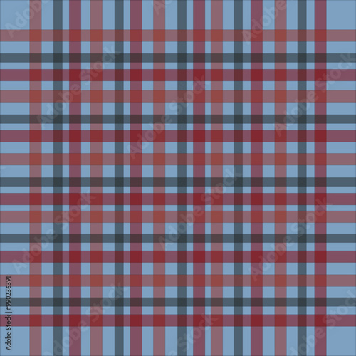 Stewart Hunting Weathered Scottish Tartan Plaid Pattern Fabric Swatch