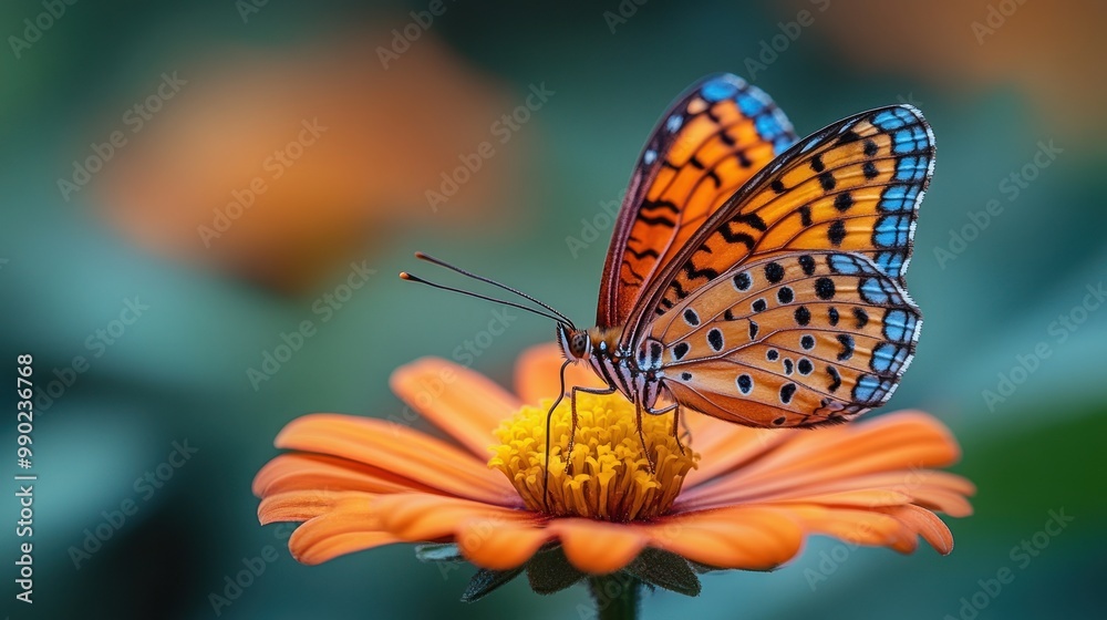 Obraz premium Butterfly on a Flower