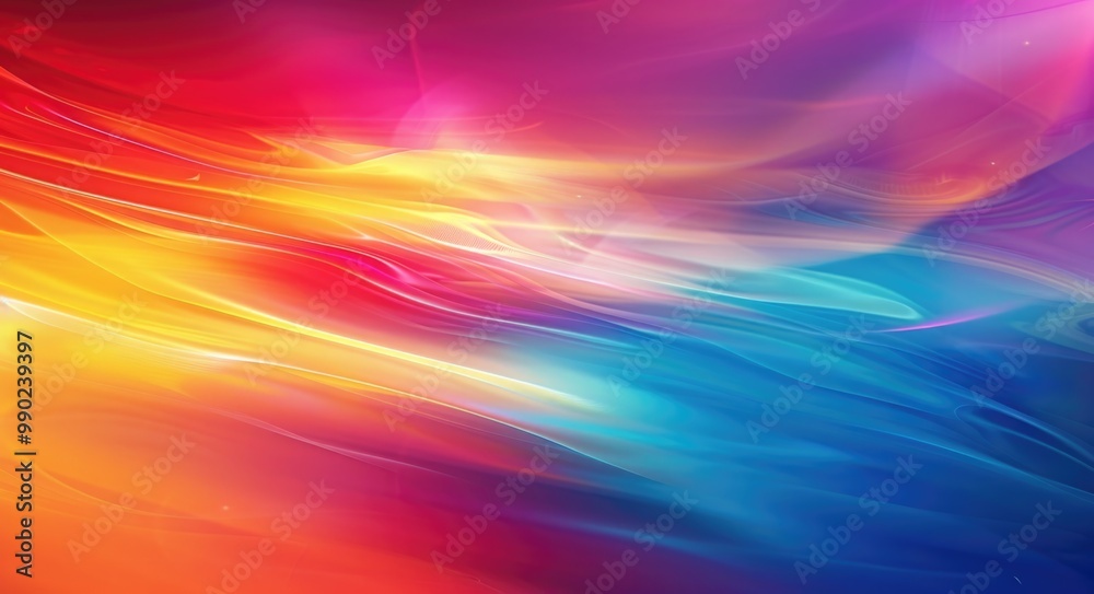 Obraz premium Bright Backdrop. Abstract Design with Gradient Smooth Blur Background