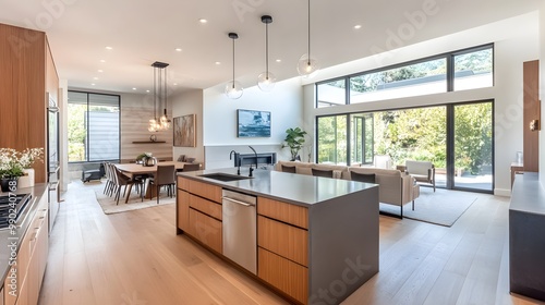 modern kitchen interior