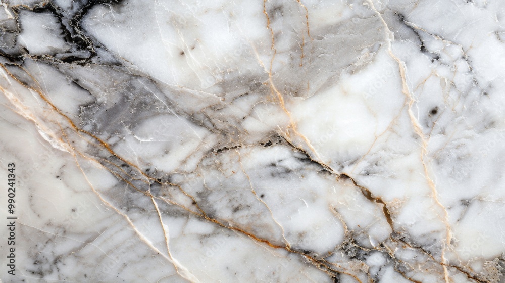 White Marble Texture with Grey Veins - Natural Stone Background White Marble Texture with Grey Veins - Natural Stone Background