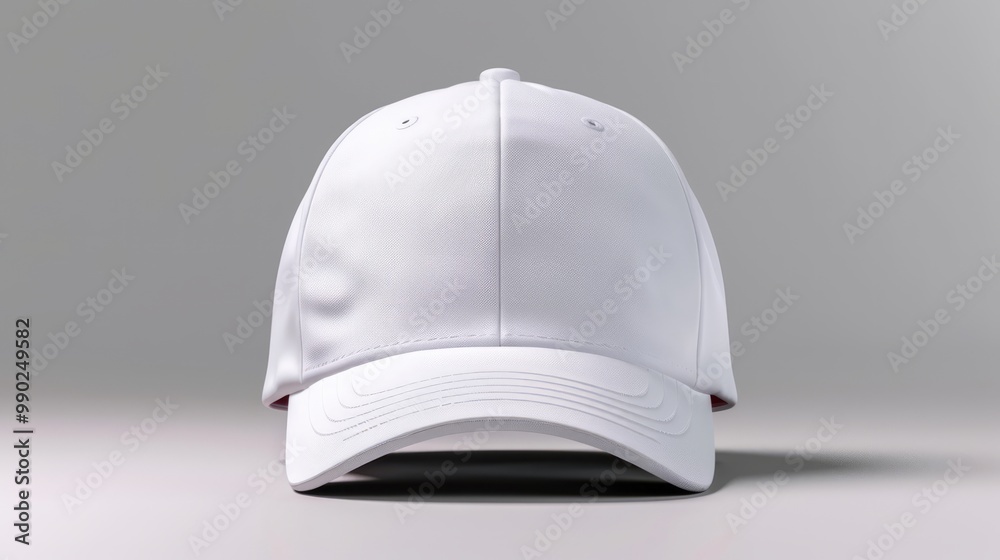 Minimalist Hat Mockup on Plain Background Minimalist Hat Mockup on Plain Background