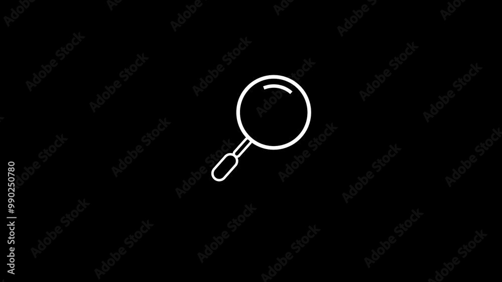 Flat design magnifying glass icon. symbolizes searching Flat design magnifying glass icon. symbolizes searching