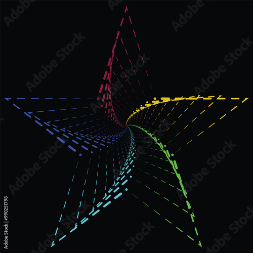 Vector hand drawn doodle mandala. Ethnic mandala with colorful tribal ornament. Isolated. Bright colors.