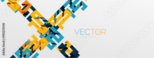 Color bend lines with shadow texture effect. Vector Illustration For Wallpaper, Banner, Background, Card, Book Illustration, landing page