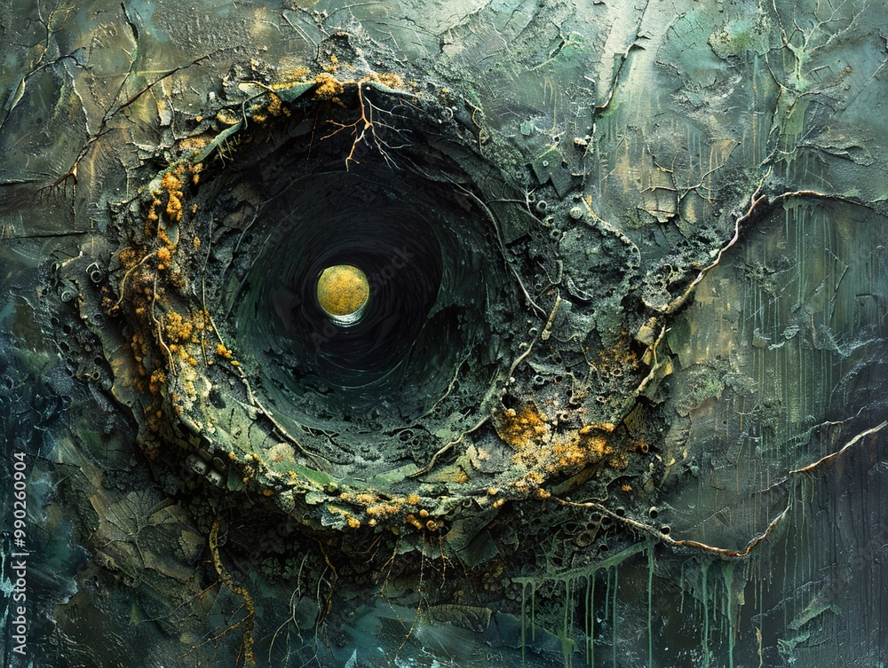 Abstract Surrealist Painting: Journey into the Subconscious Abstract Surrealist Painting: Journey into the Subconscious