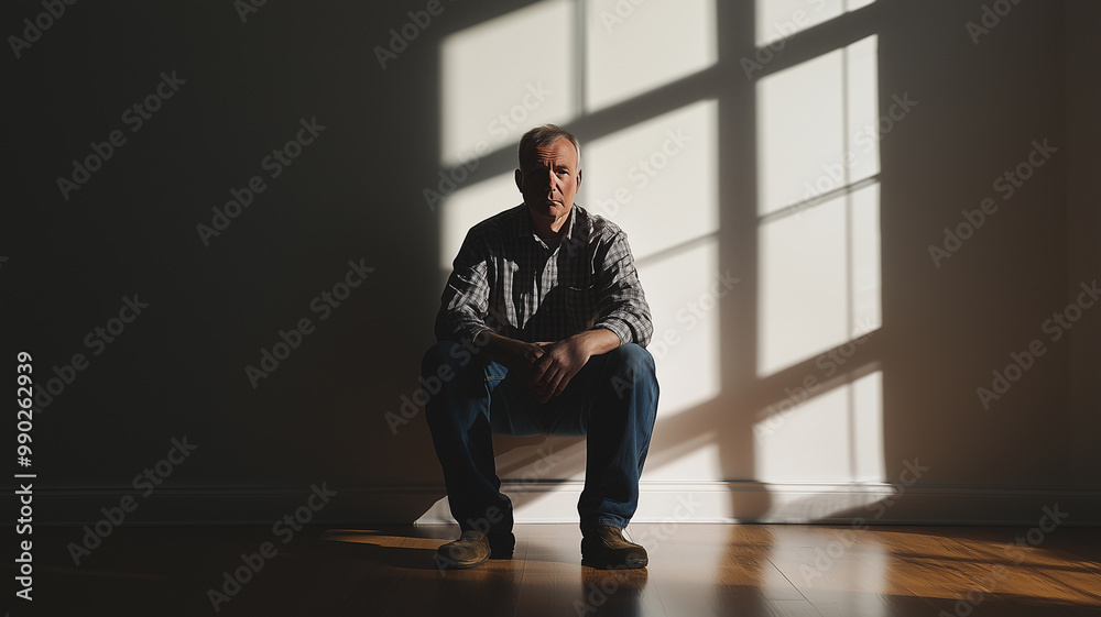 Man Facing Loneliness.. Man Facing Loneliness..