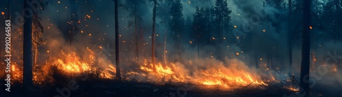 Ethereal Nighttime Forest E...