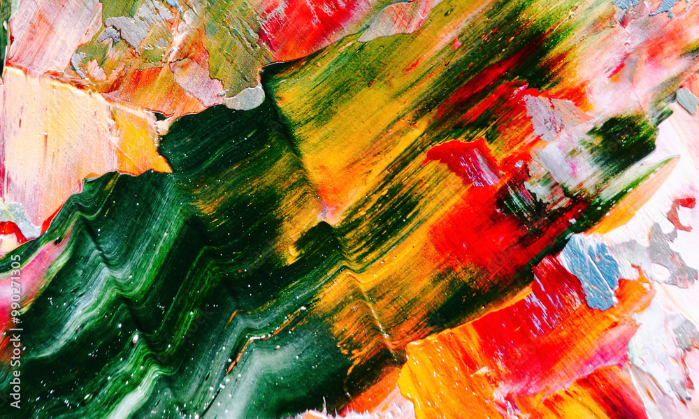 Fototapeta premium abstract background wallpaper. Modern motif visual art. Mixtures of oil paint. Trendy hand painting canvas. Wall decor and Wall art prints Idea. 3D Texture. Art object