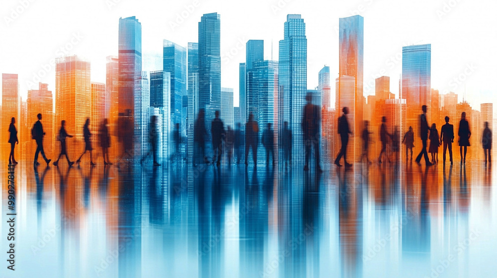 abstract motion blur image depicts a dynamic crowd of business people, symbolizing the fast-paced nature of corporate life, collaboration, and the energy of teamwork in modern business environments abstract motion blur image depicts a dynamic crowd of business people, symbolizing the fast-paced nature of corporate life, collaboration, and the energy of teamwork in modern business environments