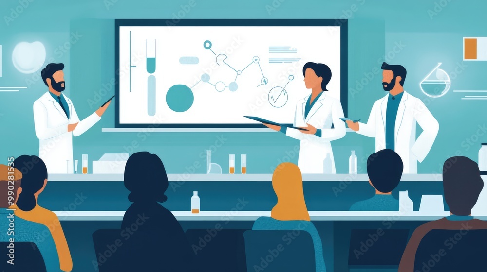 Science Presentation in a Laboratory
