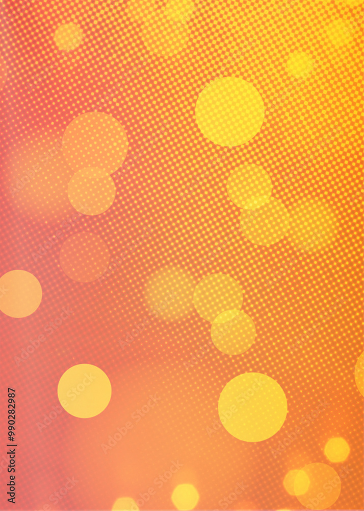 Orange vertical background for Banner, Poster, ad, celebration, event and various design works
