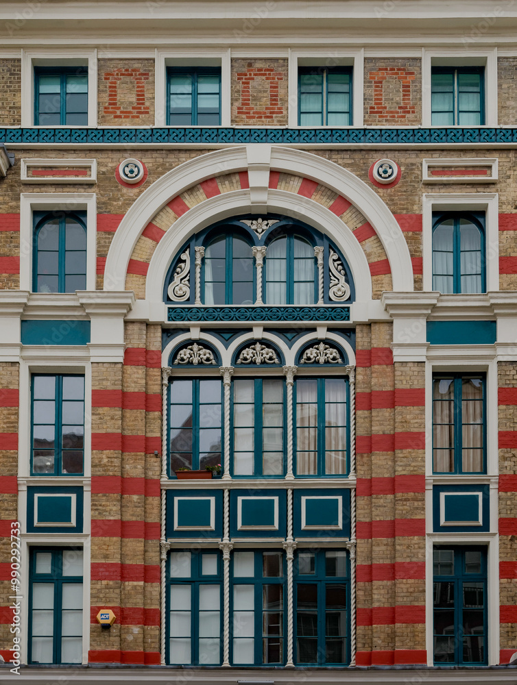 facade of an old building facade of an old building