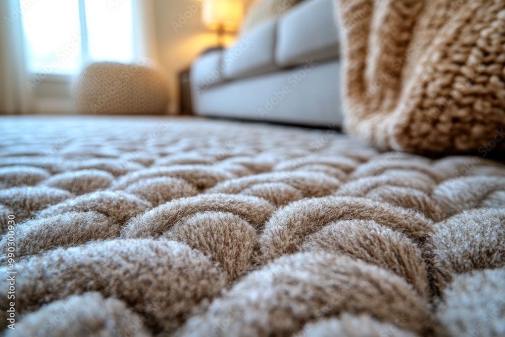 Close-up of a Soft and Cozy Rug Close-up of a Soft and Cozy Rug