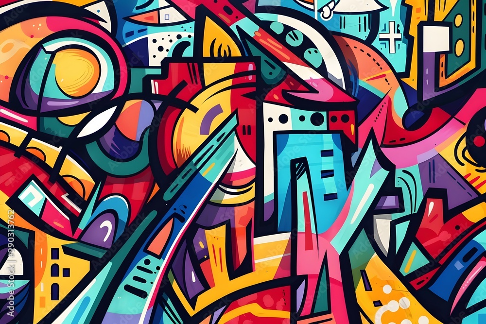 graffiti on the wall