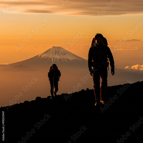 富士山への登頂 photo