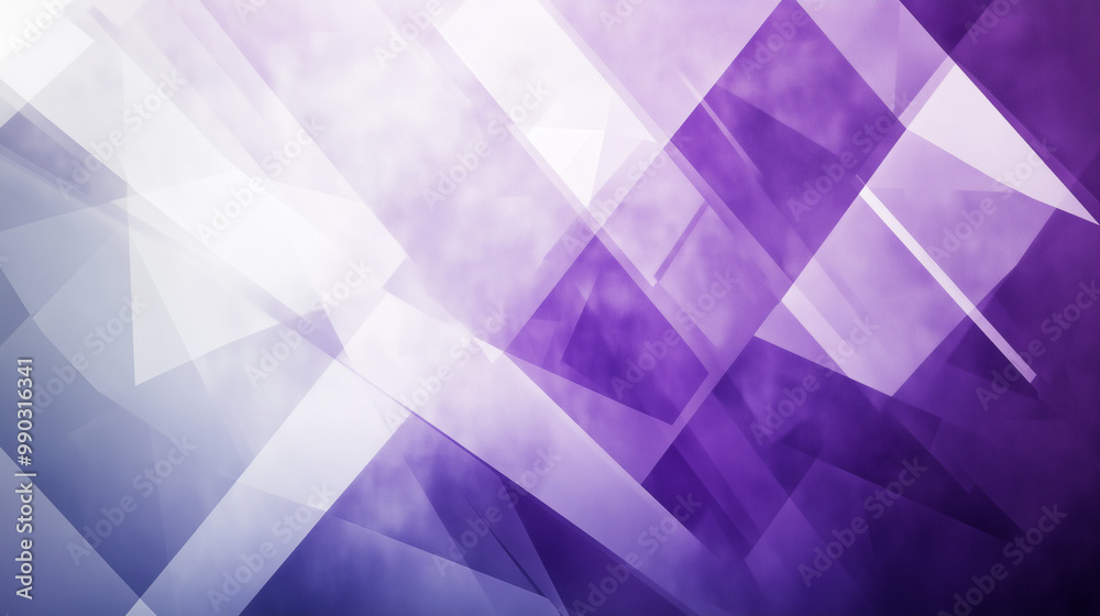 Modern abstract purple background design with layers of textured white transparent material in triangle diamond and squares shapes in random geometric pattern. abstract. Illustrations
Modern abstract purple background design with layers of textured white transparent material in triangle diamond and squares shapes in random geometric pattern. abstract. Illustrations