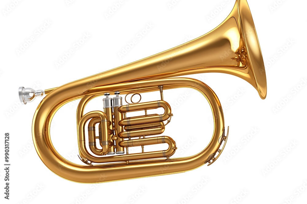 Obraz premium Double French Horn isolated