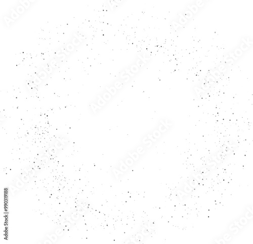 White Silver Falling Foil Confetti with Glitter Dust. Festive Background. Greeting Design. Congratulations Card