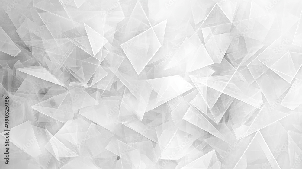 Modern abstract white background design with layers of textured white transparent material in triangle diamond and squares shapes in random geometric pattern. abstract. Illustrations
Modern abstract white background design with layers of textured white transparent material in triangle diamond and squares shapes in random geometric pattern. abstract. Illustrations