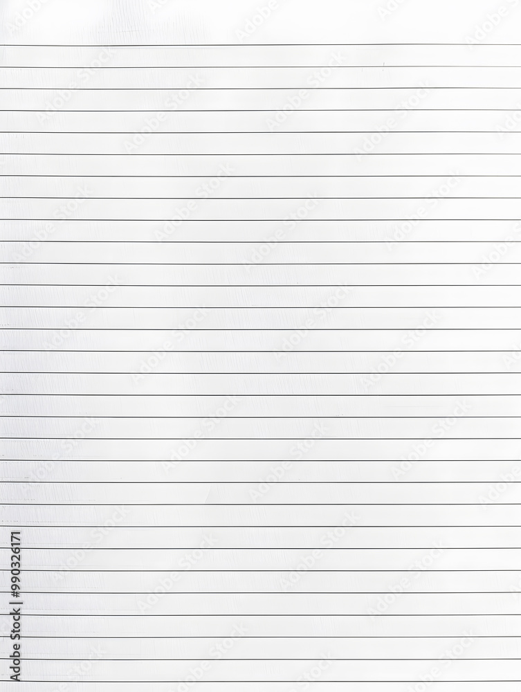 Notebook Lined Paper Background with horizontal lines neatly spaced across a clean white sheet Notebook Lined Paper Background with horizontal lines neatly spaced across a clean white sheet