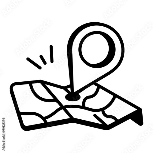 A sketchy icon of local marketing 