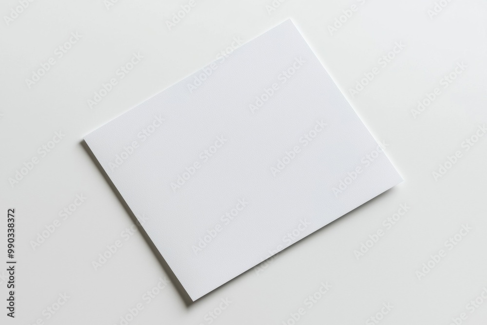 Paper A4 Mockup on White Background created with Generative AI Paper A4 Mockup on White Background created with Generative AI