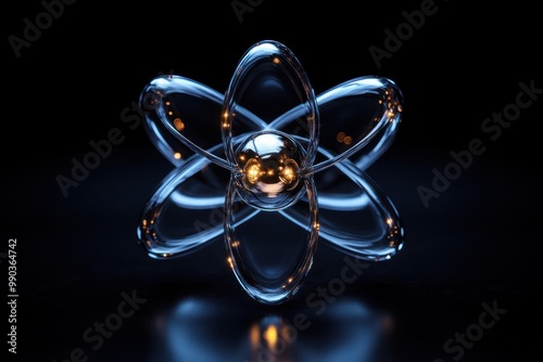 Abstract Atomic Structure photo