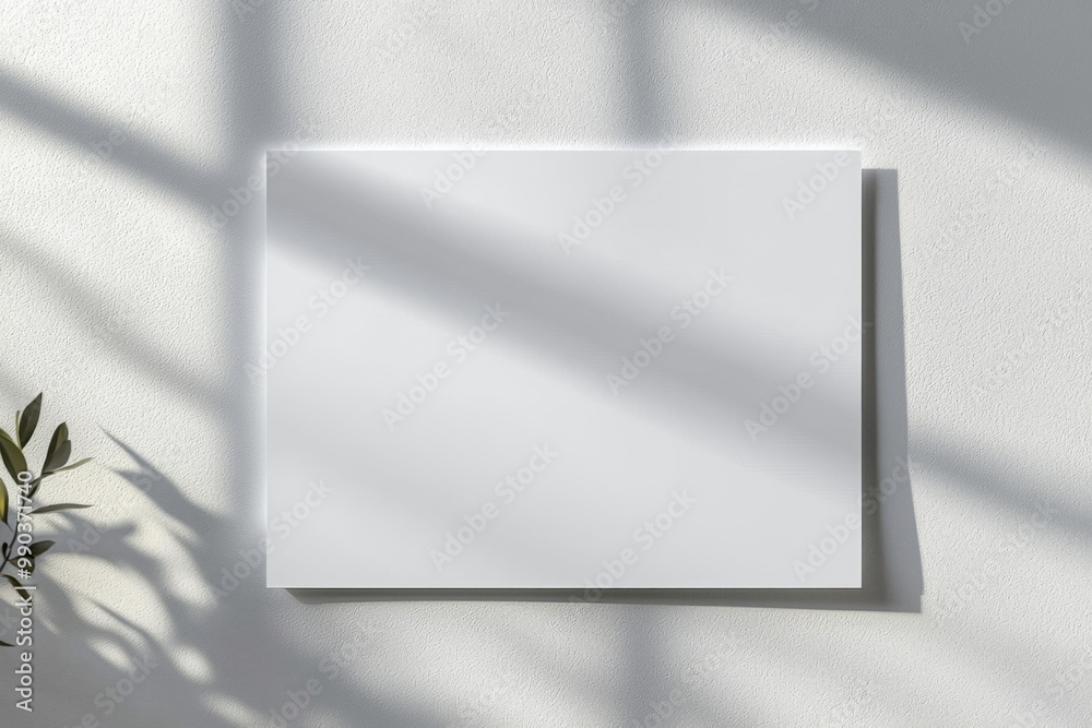 Paper A4 Mockup on White Background created with Generative AI Paper A4 Mockup on White Background created with Generative AI