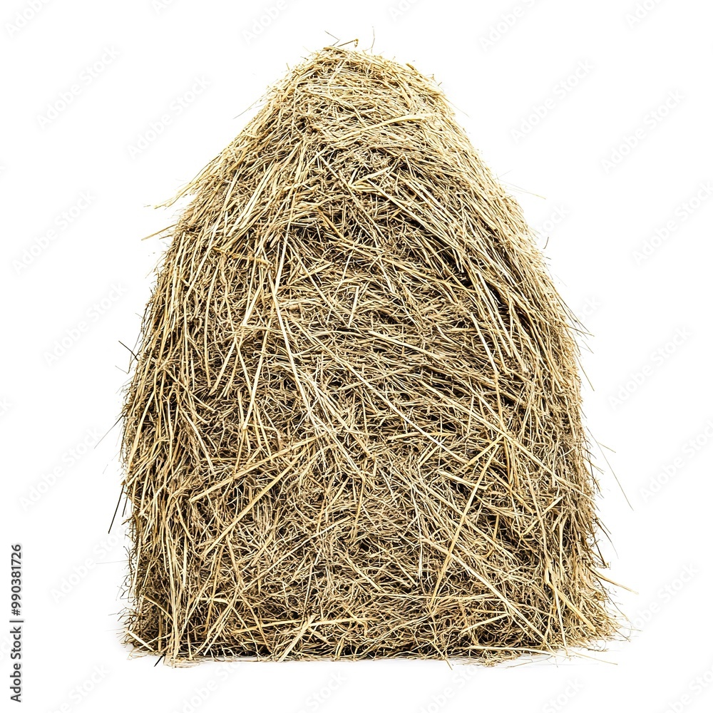 A Haystack isolated on white background A Haystack isolated on white background