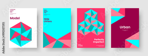 Abstract Business Presentation Design. Geometric Background Template. Isolated Poster Layout. Flyer. Book Cover. Report. Banner. Brochure. Catalog. Notebook. Pamphlet. Magazine. Leaflet. Portfolio