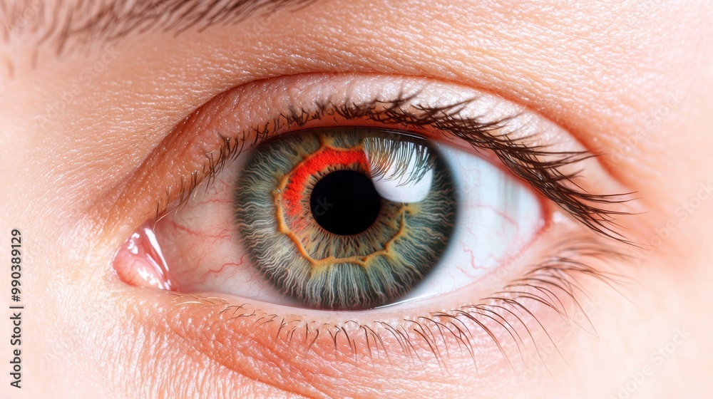 Close-Up of Colorful and Detailed Human Eye Close-Up of Colorful and Detailed Human Eye