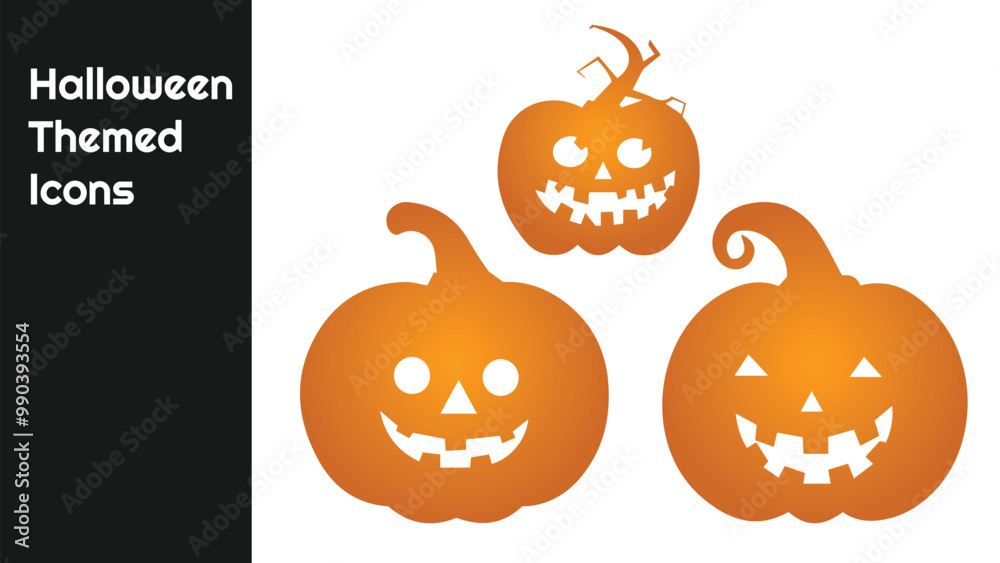 Halloween day festival icons for banners cards flyers social media wallpapers etc Halloween day festival icons for banners cards flyers social media wallpapers etc