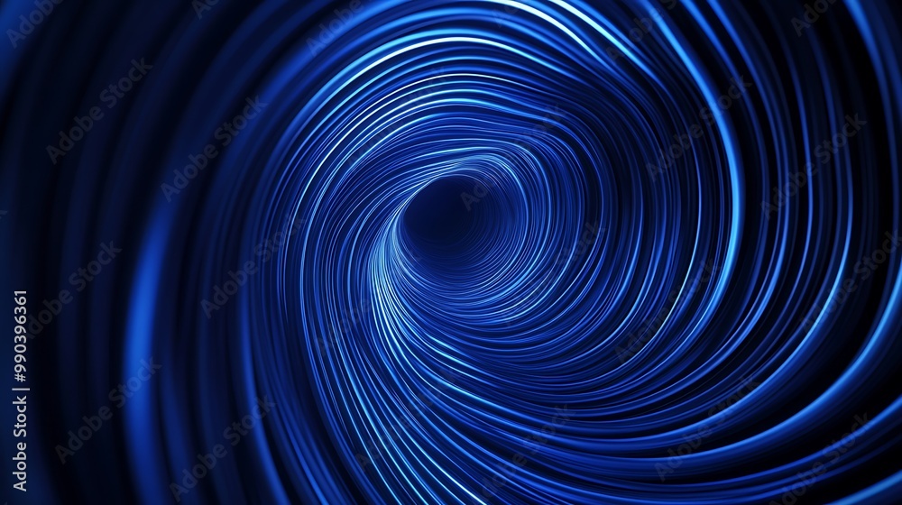 Abstract Blue Digital Wave Abstract Blue Digital Wave