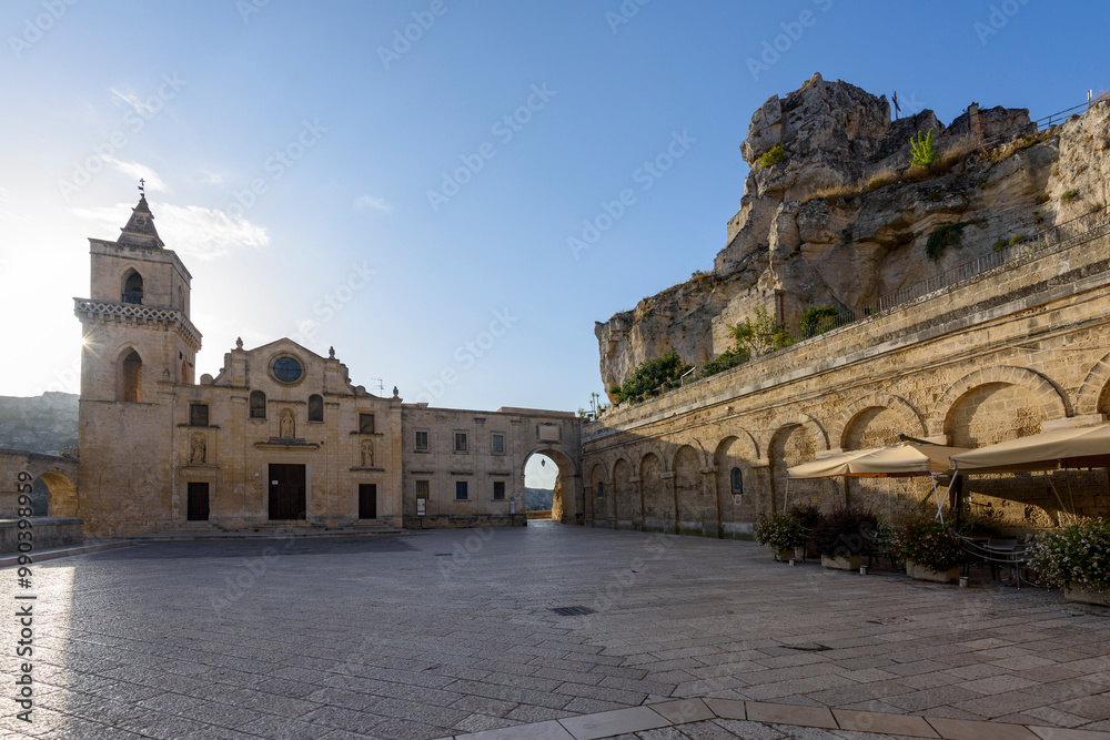 Fototapeta premium Matera in Puglia, Italy, Cityscape