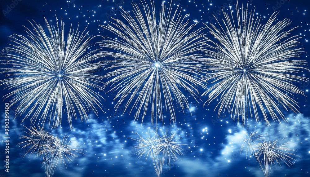 A vibrant display of fireworks lighting up the night sky, creating a festive and celebratory atmosphere. A vibrant display of fireworks lighting up the night sky, creating a festive and celebratory atmosphere.