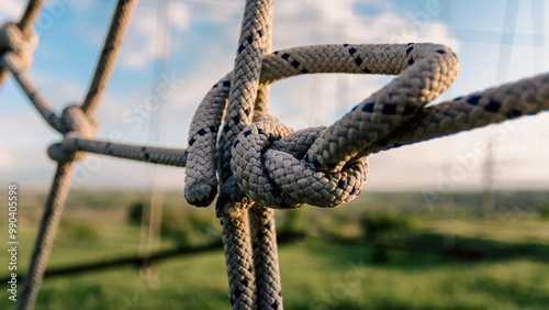 many ropes and one big knot photo