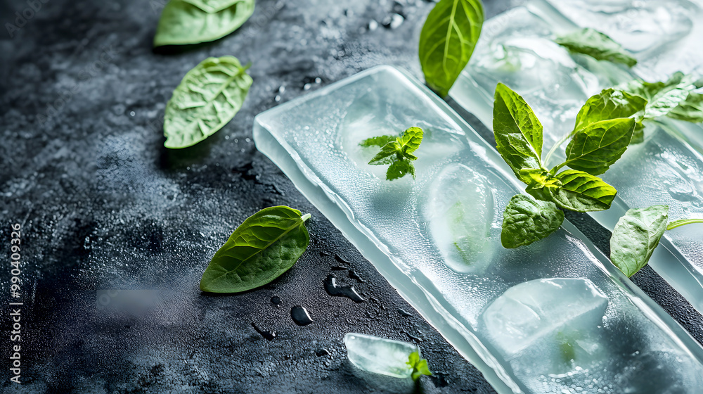 Obraz premium Herbal Gel Sheets for Natural Fever Relief