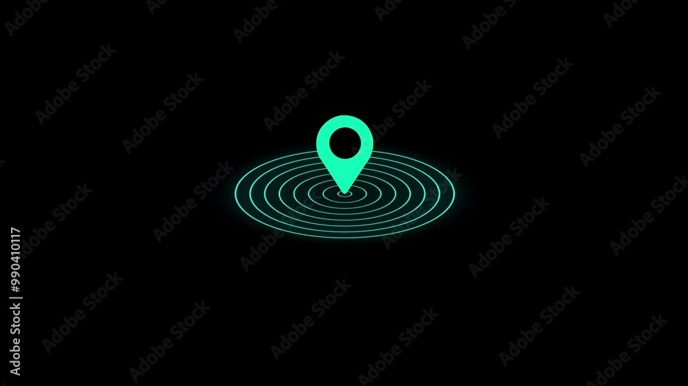 the GPS and radio icon vector logo design. Map pointer icon. Pin ...