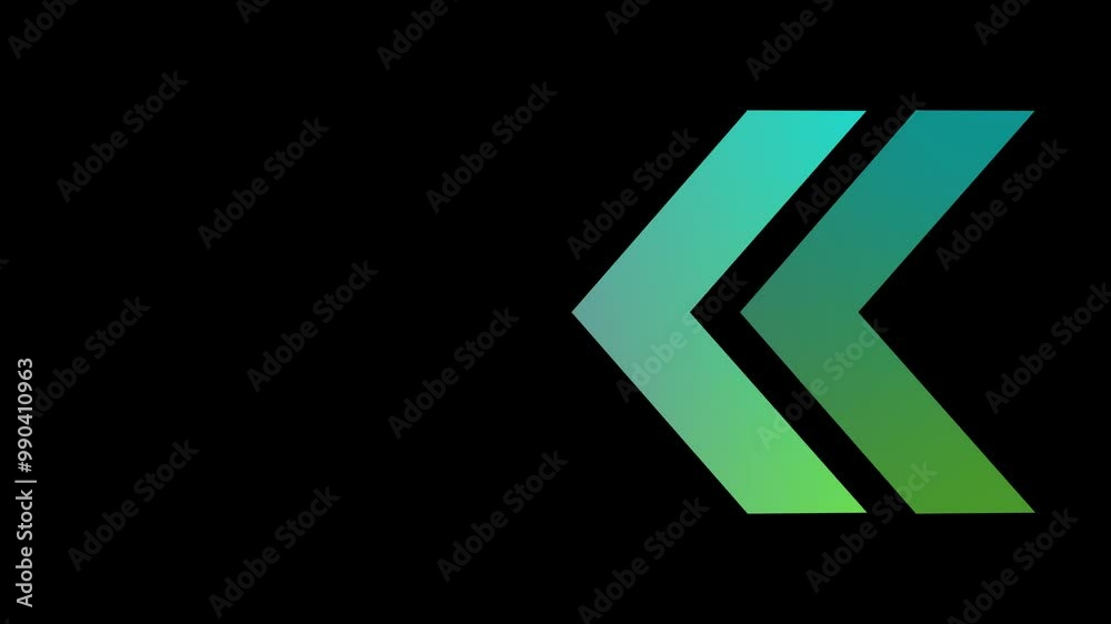 the Arrow loop animation direction concept. Colorful arrow loop icon concept. Arrow direction sign animation. on black background the Arrow loop animation direction concept. Colorful arrow loop icon concept. Arrow direction sign animation. on black background